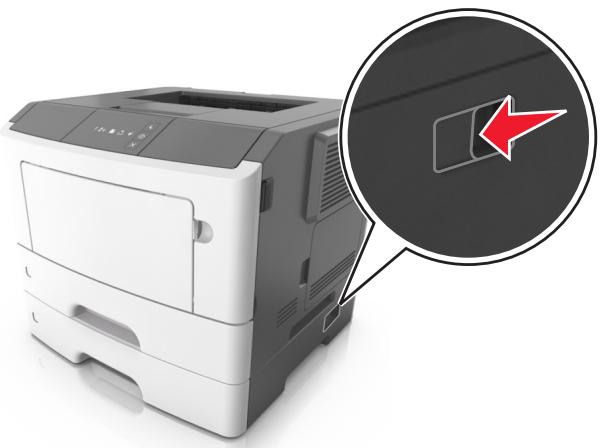 LEXMARK MS410DN - Avant de déplacer l'imprimante - 2