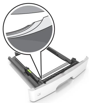 LEXMARK MS410DN - Chargez le papier correctement - 1