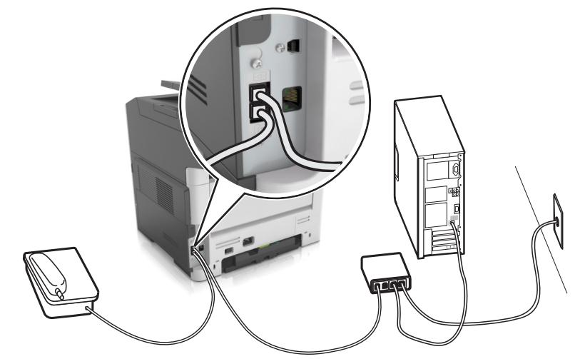 LEXMARK MX310DN - Scénario 2 : DSL (digital subscriber line) - 3
