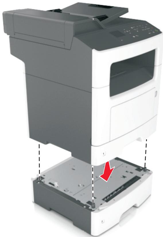 LEXMARK MX310DN - Installation des tiroirs en option - 7