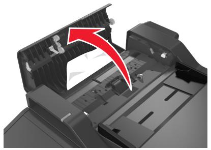 LEXMARK MX310DN - - Bourrage papier, ouvre le volet supérieur du chargeur automatique. - 1
