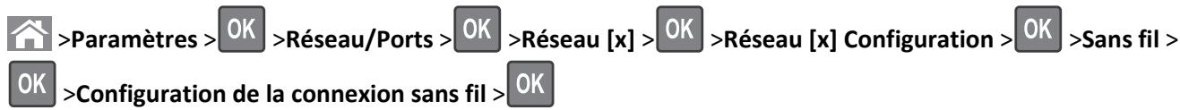 LEXMARK MX310DN - Connexion de l'imprimante à l'aide de l'assistant de configuration sans fil - 2