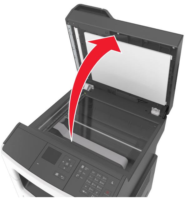 LEXMARK MX310 - Nettoyage de la vitre du scanner - 1