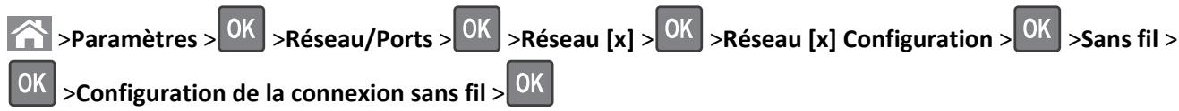 LEXMARK MX310 - Connexion de l'imprimante à l'aide de l'assistant de configuration sans fil - 2