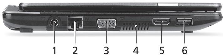 PACKARD BELL DOT SC/VW-001FR - LINKE SEITE - 1