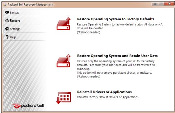 PACKARD BELL DOT SC/VW-001FR - Operativsystem.software og drivere - 2