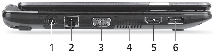 PACKARD BELL DOT SC-001FR - Bal oldali nezet - 1