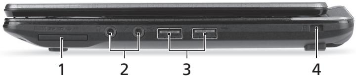 PACKARD BELL DOT SC-001FR - LINKE SEITE - 2