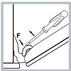 SCHOLTES BC199D P 0 XA - Cleaning the oven door - 2