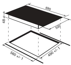 SCHOLTES TRP 642 DL - Built-in appliance - 2