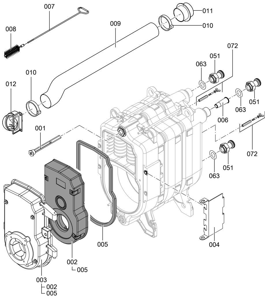 VIESSMANN VITORONDENS 222 F - Liste des pièces détachées (suite) - 1