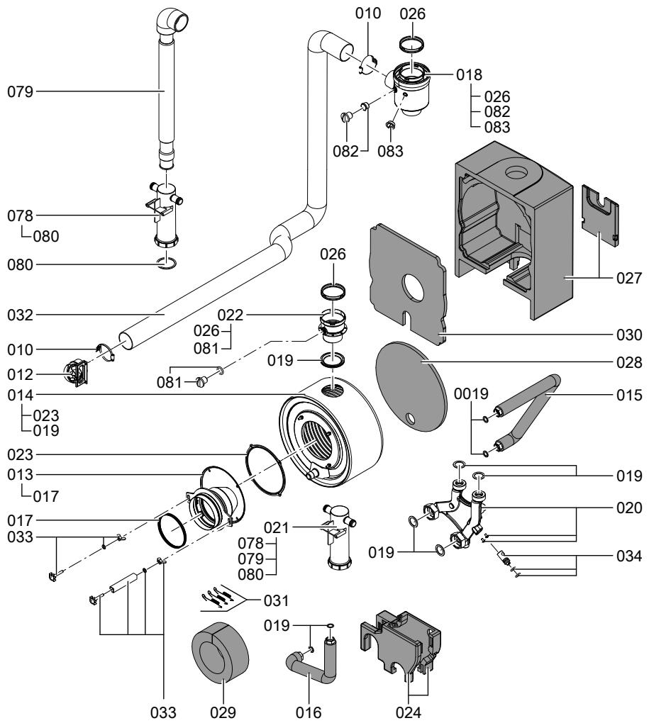 VIESSMANN VITORONDENS 200 T - Listes des pièces détachées (suite) - 2