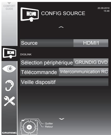 GRUNDIG 32VLE5503WG - Fonctionnement du périphérique - 1