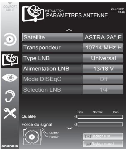 GRUNDIG 32VLE5503WG - Installation avancée - 1