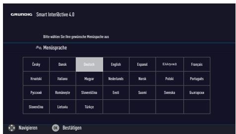 GRUNDIG 49VLX7710BP - Erstinstallation durchfuhren - 1