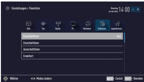 GRUNDIG 49VLX7710BP - Wetterinformationen ein-/auschalten - 1