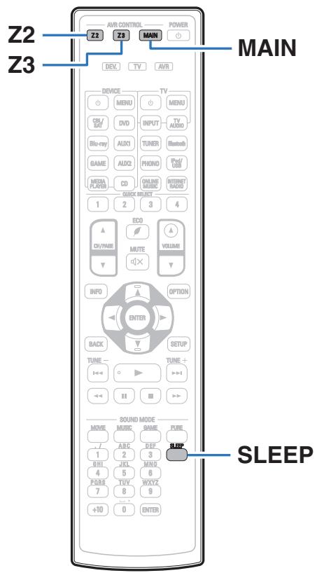 DENON AVR-X6200W - Fonction de minuterie sommeil - 1