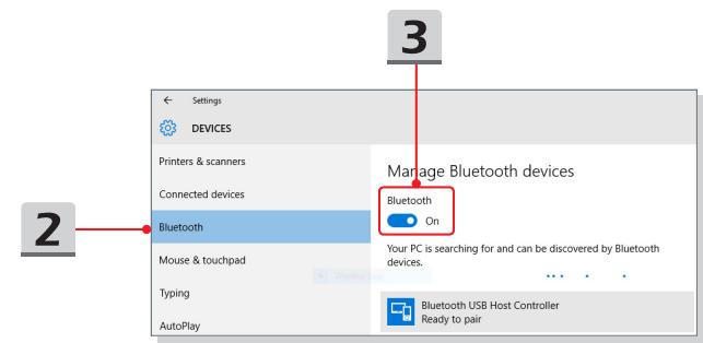 MSI GE62VR 7RF-478FR APACHE PRO - Activer la connexion bluetooth - 3