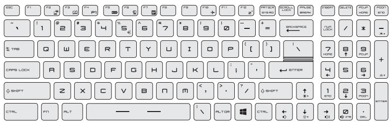 MSI GE62VR 7RF-479XFR APACHE PRO - Comment utiliser le clavier - 1