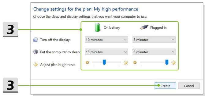 MSI WS72 6QJ - Créez votre propre mode de gestion de l'alimentation - 3