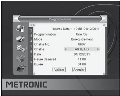 METRONIC ZAPBOX HD-S1 - Arrêt de la lecture : - 1