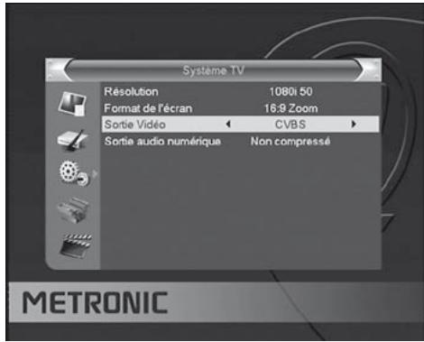 METRONIC ZAPBOX HD-S1 - - Regolazioni dello schermo - 1