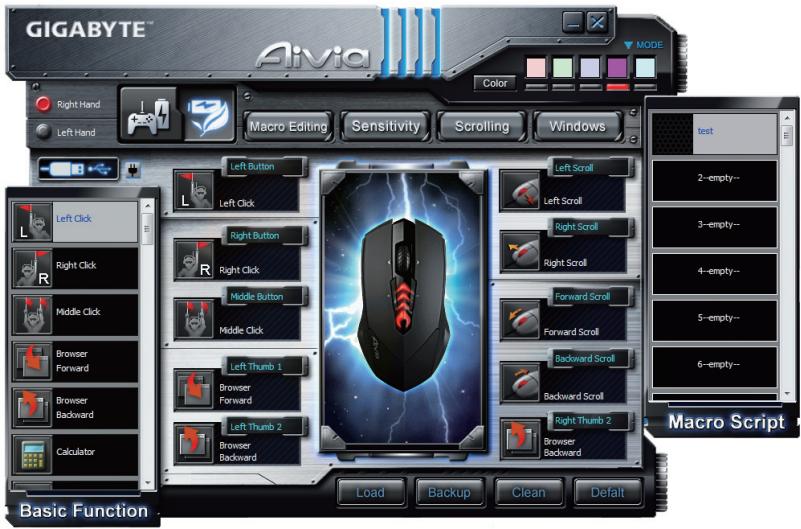 GIGABYTE AIVIA M8600 - TASTEN ZUWEISEN - 1