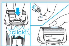 BRAUN SERIES 7 799CC-7 WET&DRY - Replacing the Foil & Cutter cassette/reset - 3
