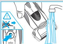 BRAUN SERIES 7 799CC-7 WET&DRY - Udskifting af kassetten med skareblade og lamelknife / nulstilling - 1