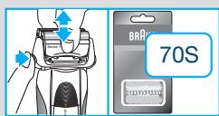 BRAUN SERIES 7 799CC-7 WET&DRY - Replacing the Foil & Cutter cassette/reset - 8