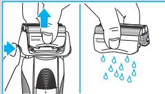 BRAUN SERIES 7 799CC-7 WET&DRY - Udskifting af kassetten med skareblade og lamelknife / nulstilling - 2