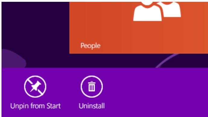 MICROSOFT SURFACE PRO 64 GO - Déinstallation d'une application ou d'un programme - 1
