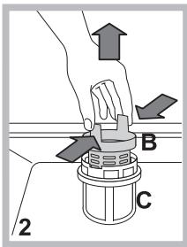 HOTPOINT-ARISTON LFF8M121C SB - Nettoyer les filtres - 2