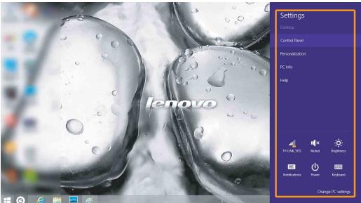 LENOVO YOGA 510 - Bouton paramètres - 1