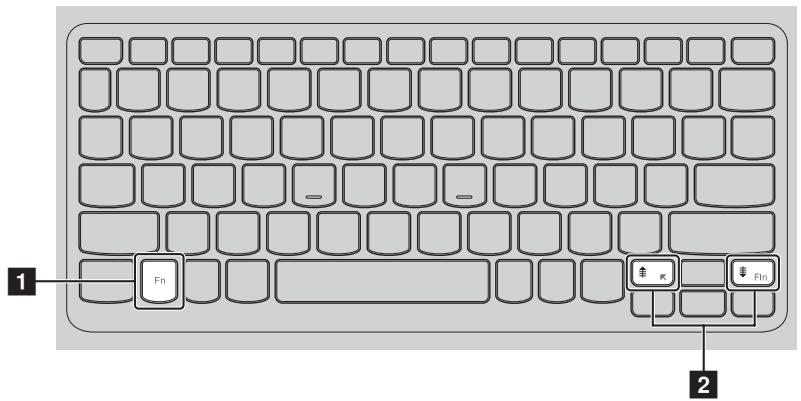 LENOVO YOGA 510 - Combinaisons de touches de fonction - 1