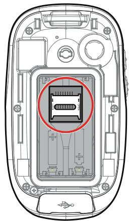 MEDION GOPAL S3867 - Insertion des piles et de la carte microsd - 2