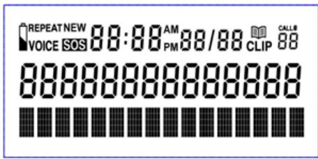 TELEFUNKEN TF 591 - DISPLAY DEL TELEFONO - 1