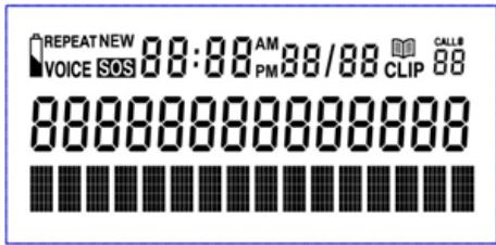 REPEAT NEW VOICE SOS 88:00 AM PM 88/88 CLIP CALLB 88 8888888888888