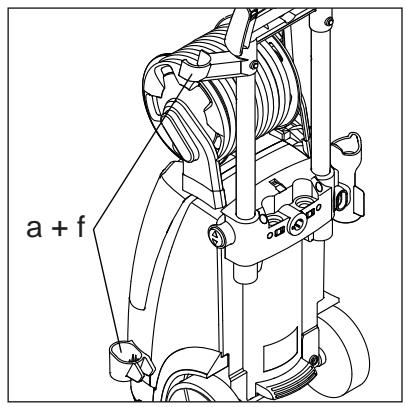 NILFISK E140 - Rangement des accessoires - 1