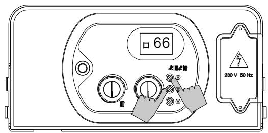 DEVILLE DMV 27-60 V 27 KW - 3)mettre la valeur du parametre P05 à 00 (voir page 28) - 5