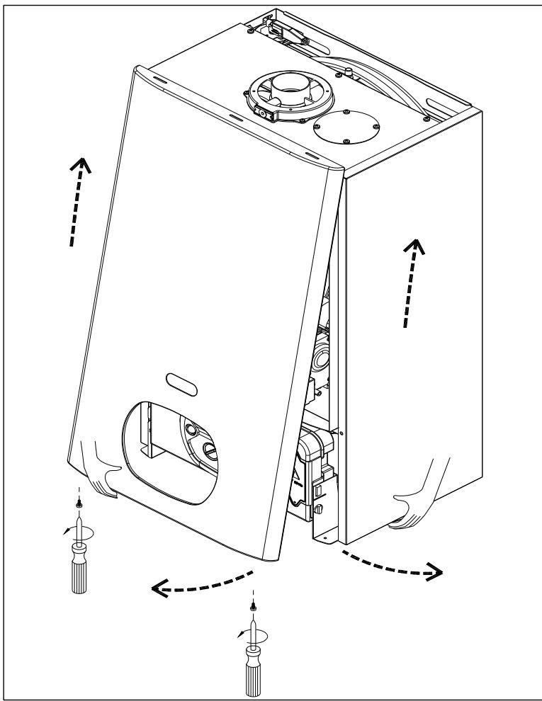 DEVILLE DMV 27-60 V 27 KW - panneau létéraltroit (ougauche) : - 1
