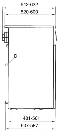 DEVILLE GALEA 22 VE V 22 KW - Encombrement chaudières - 3