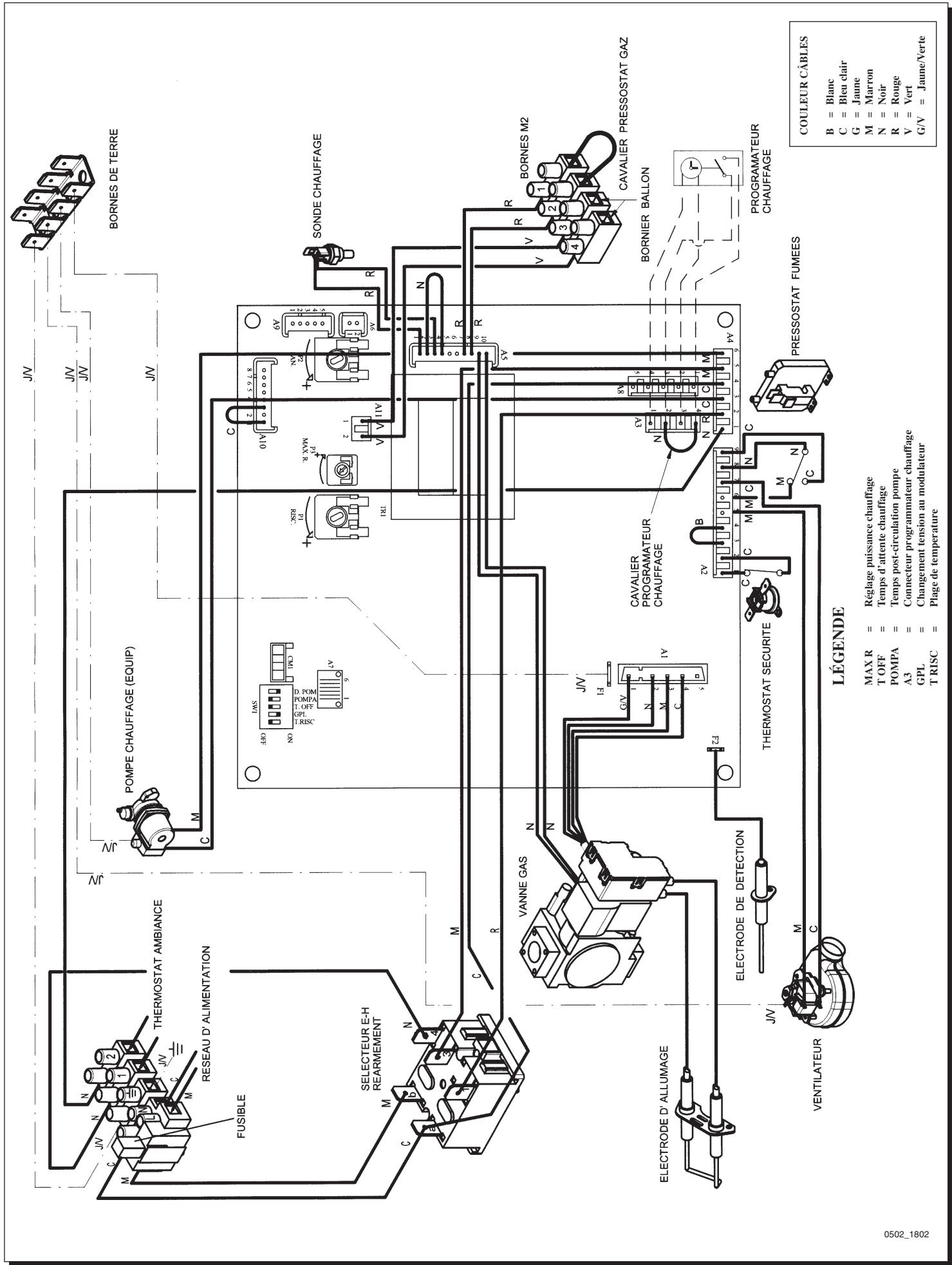 DEVILLE GALEA 22 VE V 22 KW - Branchement du circulateur - 1