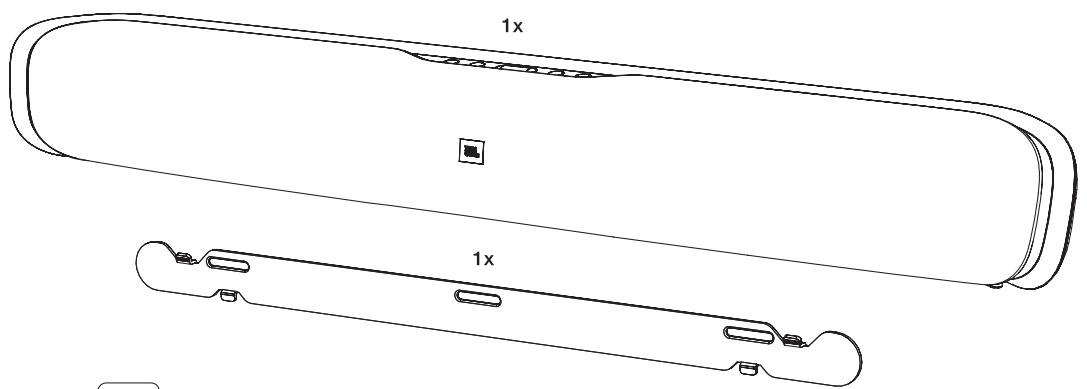 JBL CINEMA SB400 - CONTENU DE L'EMBALLAGE - 1