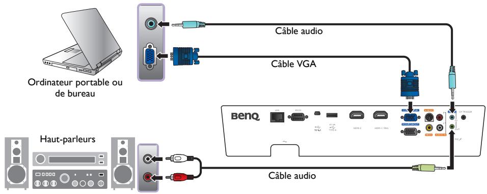 BENQ SW921 - Connexion à un ordinateur - 1
