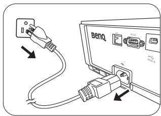 BENQ SW921 - Éteindre le projecteur - 2