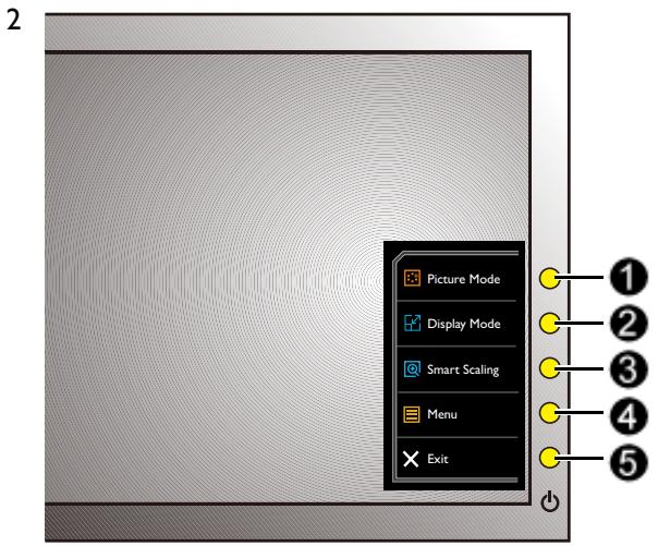 BENQ XL2420T - Utilisation de base des menus - 3
