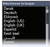 LOWRANCE ELITE 4 HDI - Sélectionner la langue - 1