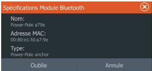 LOWRANCE ELITE 5 DSI - Couplage d'appareils bluetooth - 2