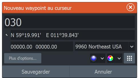 LOWRANCE ELITE 5 DSI - Enregistrement de waypoints - 1